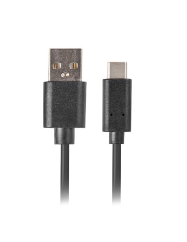 Cable usb tipo c a usb 3.1 tipo a lanberg 1.8m - macho -  macho - negro