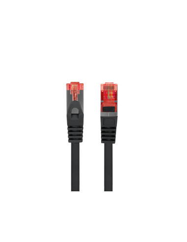 Latiguillo rj45 lanberg cat.6 ftp 0.5m negro