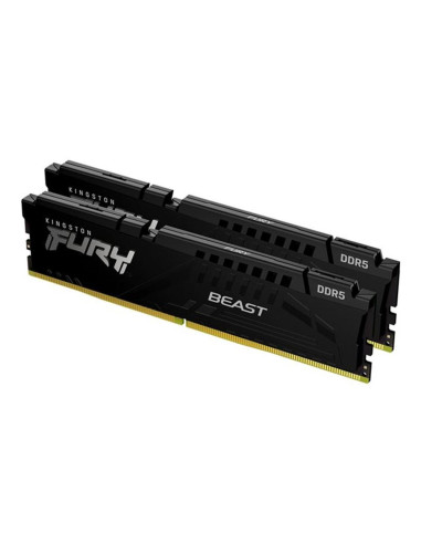 Memoria ram ddr5 64gb 2x32gb kingston - 6000 mhz - pc5 - 48000 - fury beast - cl30 - 1.4v