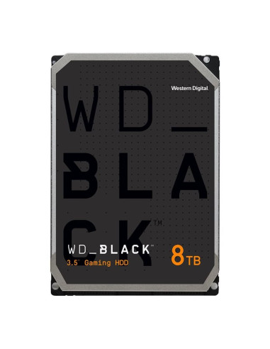 Disco duro interno hdd wd western digital black wd8002fzwx 8tb 3.5 pulgadas sata 6gb - s 7200rpm 128mb
