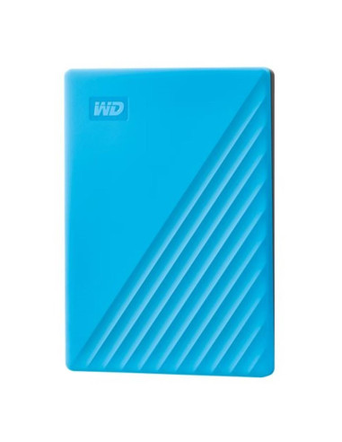 Disco duro externo hdd wd western digital 4tb my passport usb 3.2 azul
