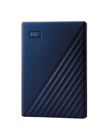 Disco duro externo hdd wd western digital 2tb my passport for mac usb 3.2 azul