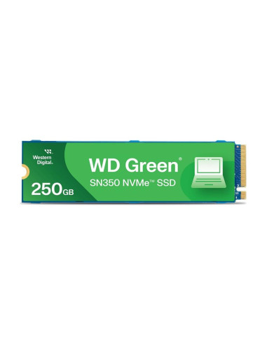 Disco duro interno ssd wd western digital green sn350 wds250g2g0c - 00cdh0 250gb m.2 pci express 3.0 nvme