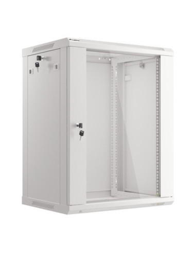 Armario lanberg 19 pulgadas 15u -  600x450 gris
