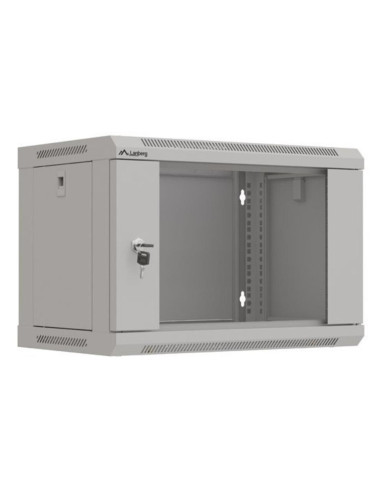 Armario lanberg 19 pulgadas 6u -  540x350 gris