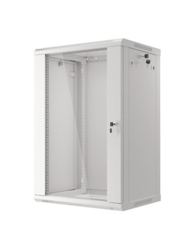 Armario lanberg 19 pulgadas 18u -  600x450 gris