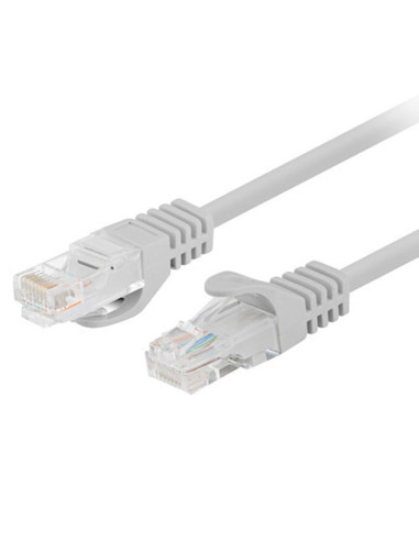 Cable red lanberg latiguillo cat.6 u - utp 7.5m gris fluke passed