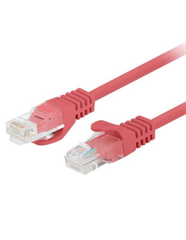 Cable red lanberg latiguillo cat.6 u - utp 7.5m rojo fluke passed
