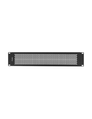 Panel ciego lanberg 2u 19 pulgadas perforado negro