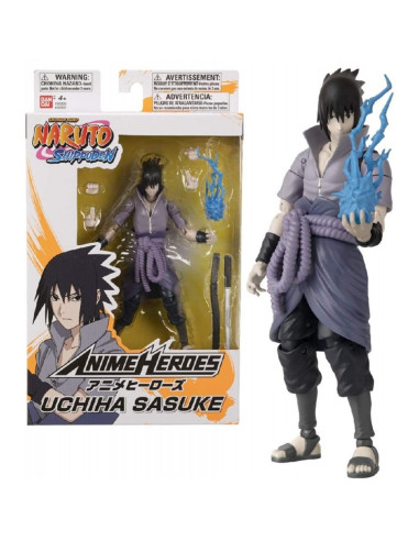 Figura bandai anime heroes naruto uchiha sasuke