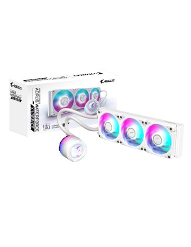 Kit refrigeracion liquida gigabyte aorus waterforce 360 argb blanco