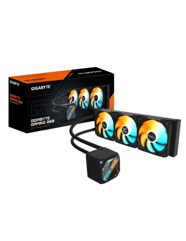 Kit refrigeracion liquida gigabyte gaming 360 argb negro