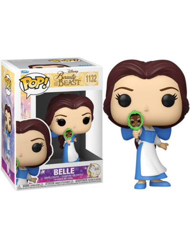 Funko pop disney la bella y la bestia bella con espejo 57583