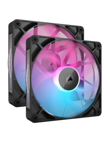 Ventilador caja corsair rs140 max 2 x 140mm negro