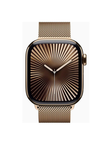 Smartwatch apple watch series 10 gps + cell 42mm golden titanium milanese loop m - l