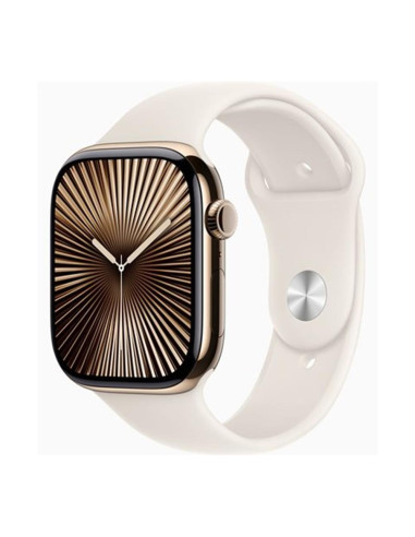 Smartwatch apple watch series 10 gps + cell 46mm golden titanium m - l