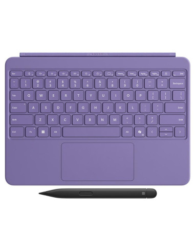 Teclado microsoft surface pro 12 pulgadas + pen violeta