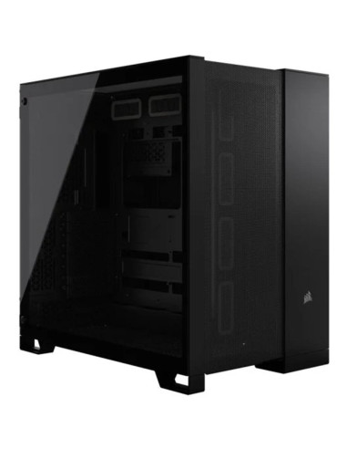 Caja ordenador gaming corsair 6500d airflow atx cristal templado negra