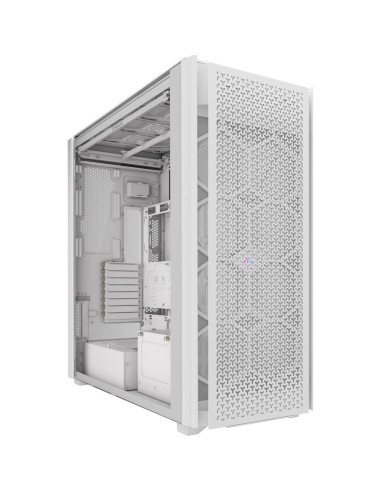 Caja ordenador gaming corsair icue 9000d airflow atx rgb cristal templado blanca