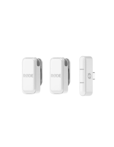 Microfono inalambrico rode micro c blanco