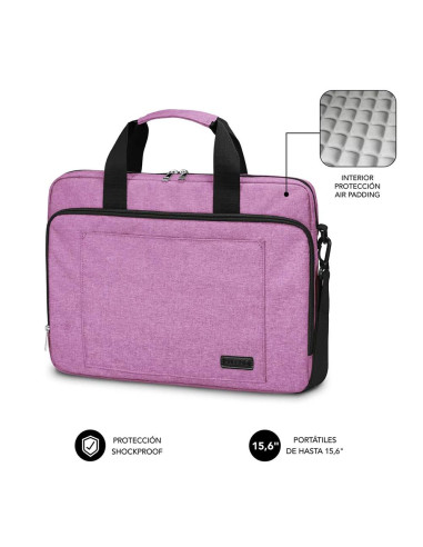 Maletin subblim air padding para portatil 15.6 pulgadas rosa
