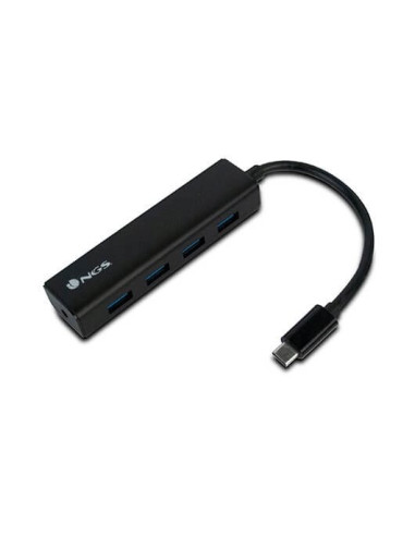 Hub 4 puertos usb 3.0 ngs negro - 5gbps