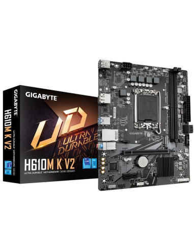 Placa base gigabyte h610m k v2 matx lga 1700 -  2x ddr5 -  2x sata 6gb - s