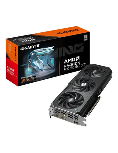 Tarjeta grafica gigabyte radeon rx 9060 xt gaming 16gb gddr6 -  2x dp -  1x hdmi pci express 5.0