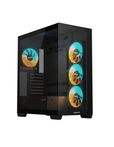 Caja ordenador gaming gigabyte c500 atx rgb vidrio usb 3.2 negra