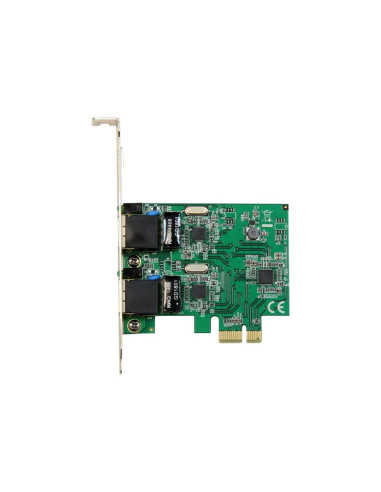 Tarjeta de red startech 2 puertos ethernet gigabit pci - e