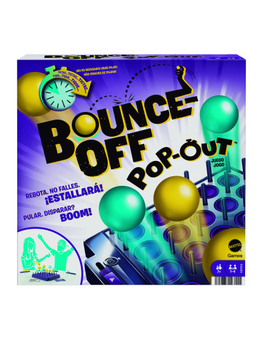 Juego de mesa mattel bounce off pop - out!