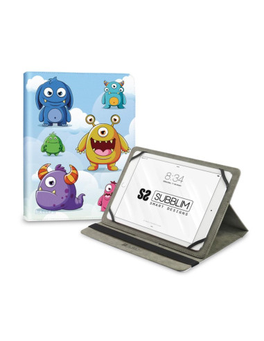 Funda subblim trendy case para tablet 11pulgadas monsters