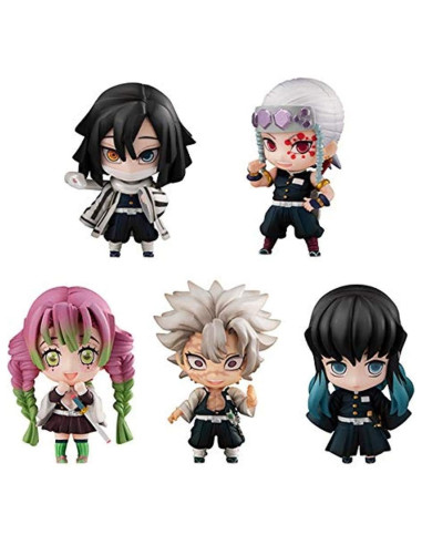 Pack 5 figuras megahouse demon slayer kimetsu no yaiba sailor tanjiro & the hashira set b