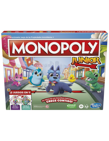 Juego de mesa hasbro monopoly junior español