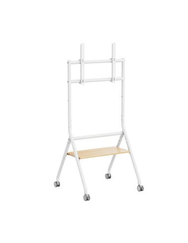 Soporte suelo con ruedas ewent vesa hasta 86 pulgadas 600x400mm max 80kg