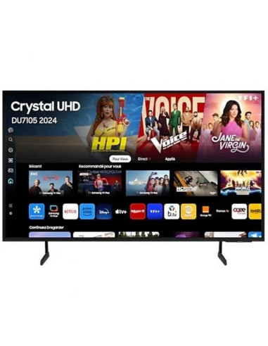 Tv samsung 43 pulgadas led 4k crystal uhd -  tu43du7105 -  smart tv