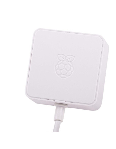 Fuente de alimentacion cargador raspberry pi 4 usb c 15.3w color blanco