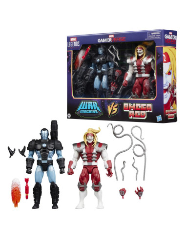 Figura hasbro marvel legends series gamerverse war machine vs omega red