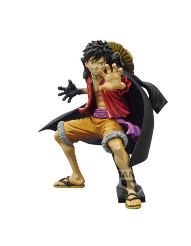 Figura banpresto one piece wanokuni ii king of artist monkey d. luffy 20cm