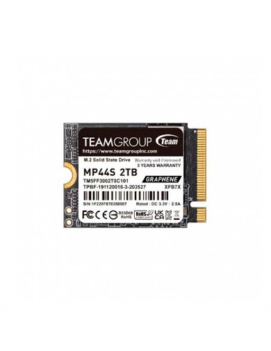 Disco duro interno ssd teamgroup mp44s 2tb m.2 pci express 4.0