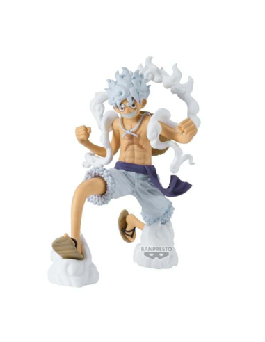 Figura banpresto one piece grandista nero monkey. d. luffy gear 5 21cm