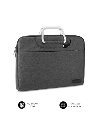 Funda subblim business laptop sleeve para portatil 13.3pulgadas - 14pulgadas gris