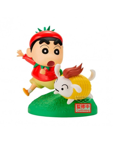 Figura banpresto crayon shinchan vignette vegetable costume 10cm