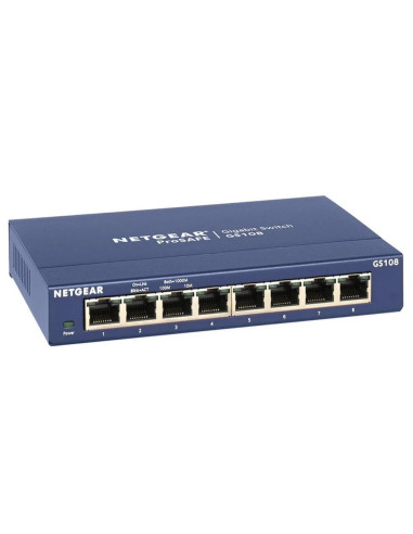 Switch netgear gs108ge 8 puertos 10 - 100 - 1000