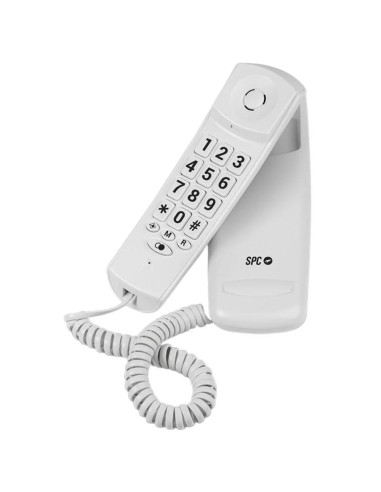 Telefono fijo spc original lite 2 blanco - tecla r - 10 memorias indirectas