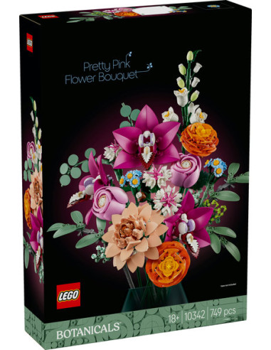 Lego ramo de flores fantasía en rosa
