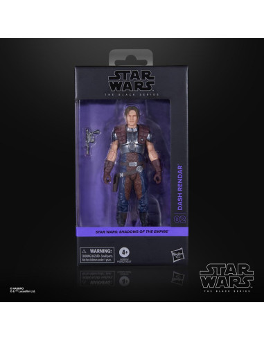 Figura hasbro star wars the black series shadows of the empire dash rendar