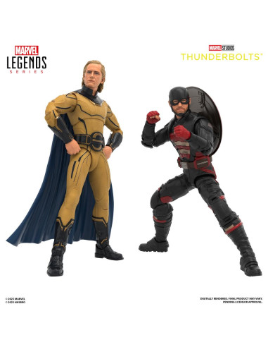 Figura hasbro marvel studios thunderbolts marvel legends series john f walker & sentry 15cm