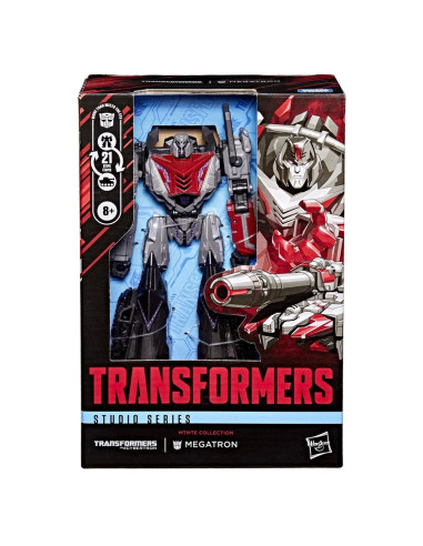 Figura hasbro transformers war for cybertron studio series voyayer class megatron 16.5cm