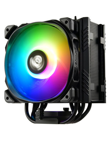 Ventilador disipador cpu gaming enermax ets - t50a - bk - argb para intel amd argb 1x12cm